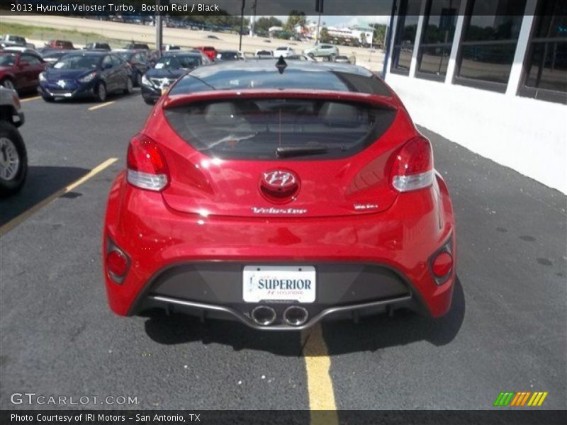 Boston Red / Black 2013 Hyundai Veloster Turbo