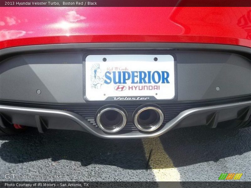 Boston Red / Black 2013 Hyundai Veloster Turbo