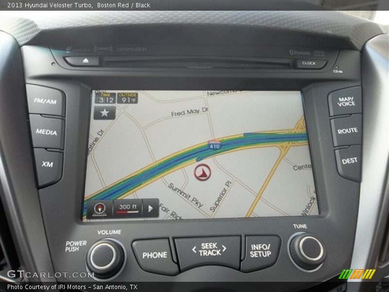 Navigation of 2013 Veloster Turbo