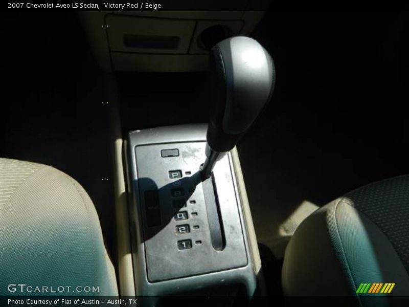 Victory Red / Beige 2007 Chevrolet Aveo LS Sedan