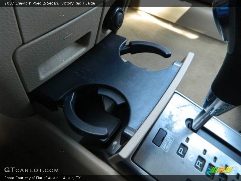 Victory Red / Beige 2007 Chevrolet Aveo LS Sedan