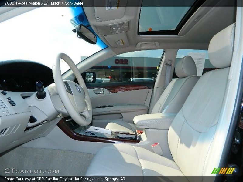 Black / Ivory Beige 2008 Toyota Avalon XLS
