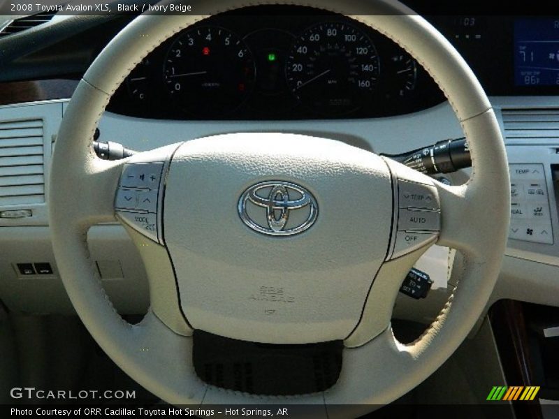 Black / Ivory Beige 2008 Toyota Avalon XLS