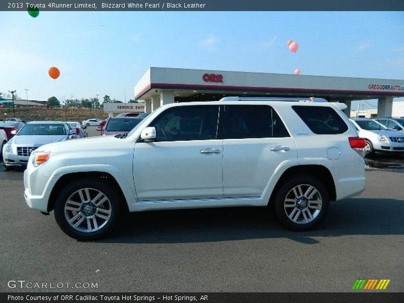 Blizzard White Pearl / Black Leather 2013 Toyota 4Runner Limited