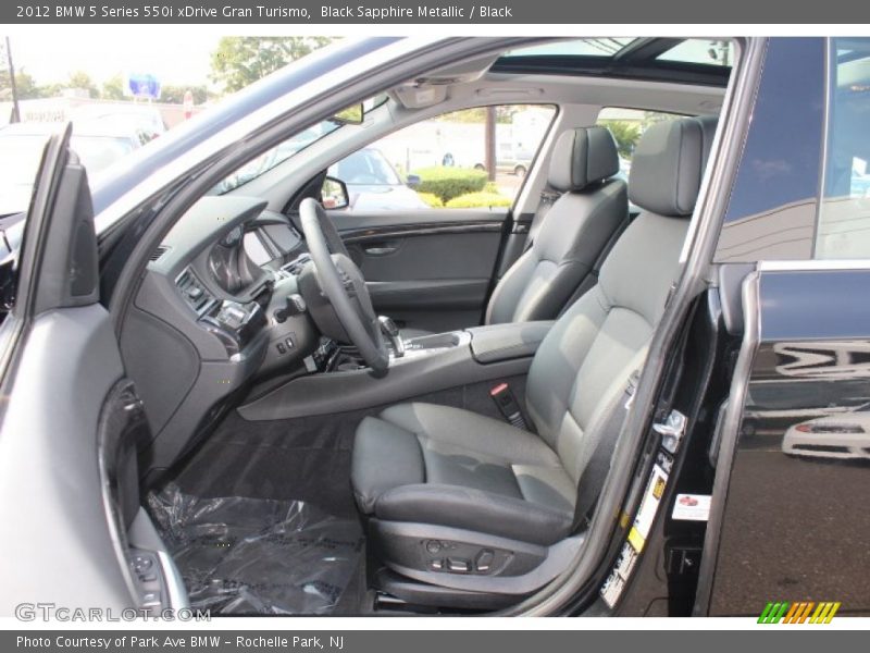 Front Seat of 2012 5 Series 550i xDrive Gran Turismo
