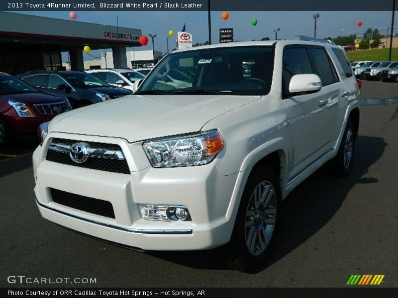 Blizzard White Pearl / Black Leather 2013 Toyota 4Runner Limited