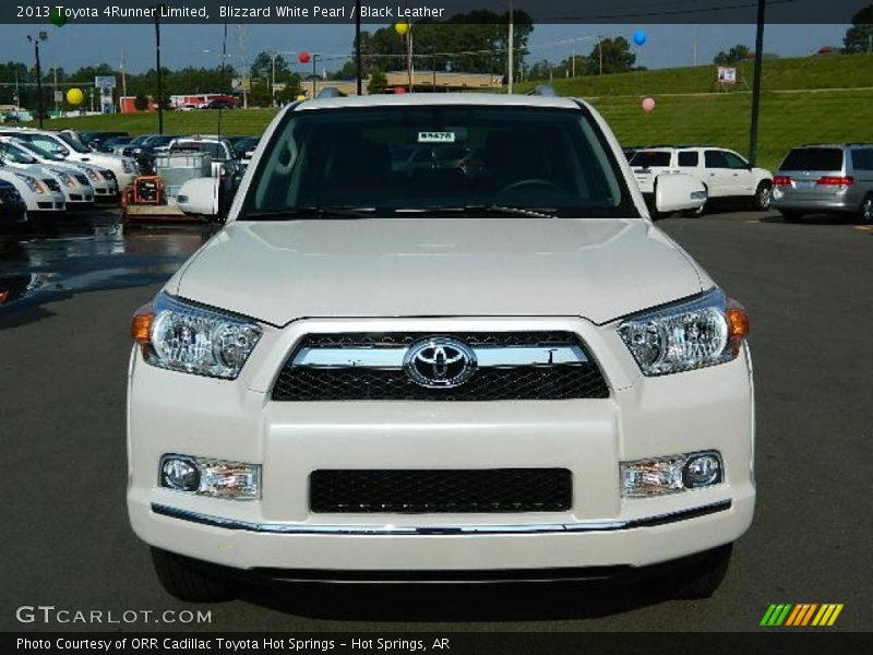 Blizzard White Pearl / Black Leather 2013 Toyota 4Runner Limited