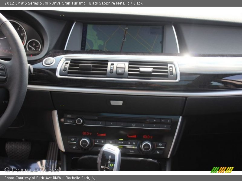 Black Sapphire Metallic / Black 2012 BMW 5 Series 550i xDrive Gran Turismo