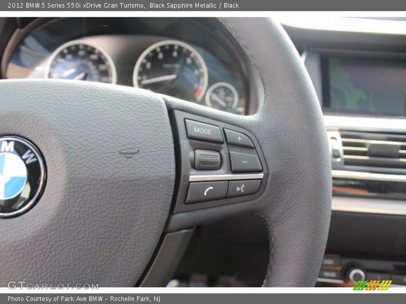 Controls of 2012 5 Series 550i xDrive Gran Turismo