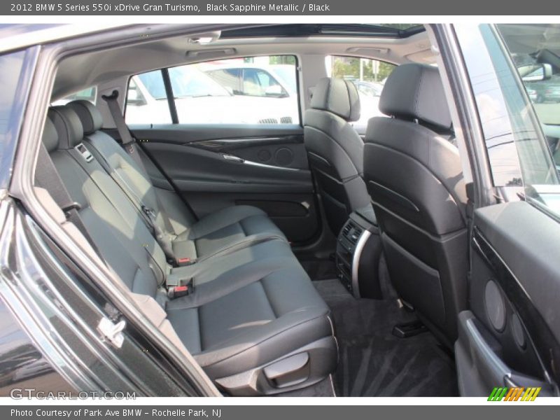 Black Sapphire Metallic / Black 2012 BMW 5 Series 550i xDrive Gran Turismo