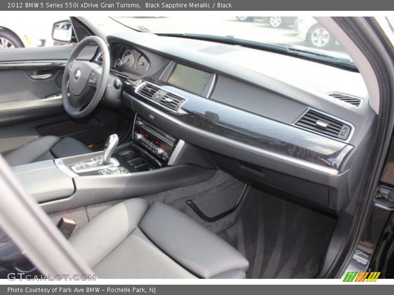 Black Sapphire Metallic / Black 2012 BMW 5 Series 550i xDrive Gran Turismo