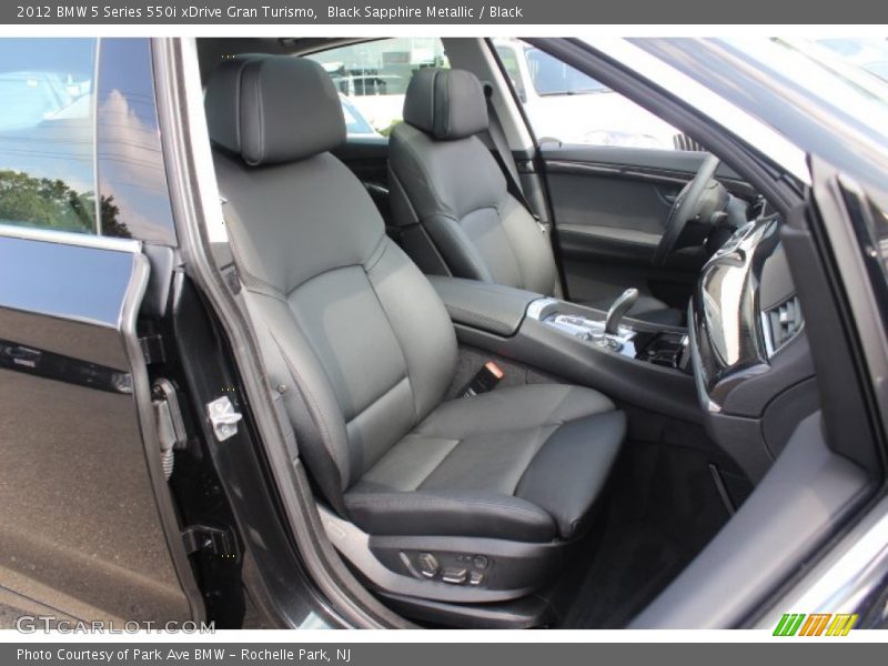 Black Sapphire Metallic / Black 2012 BMW 5 Series 550i xDrive Gran Turismo