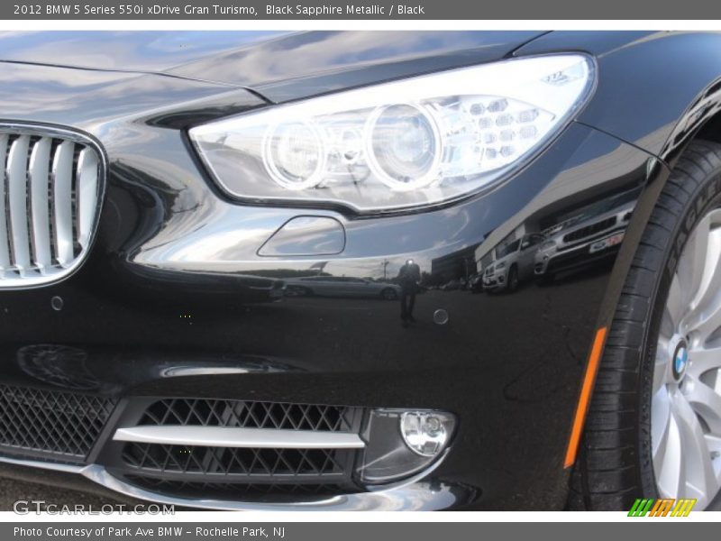 Black Sapphire Metallic / Black 2012 BMW 5 Series 550i xDrive Gran Turismo