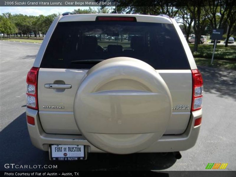Clear Beige Metallic / Beige 2006 Suzuki Grand Vitara Luxury
