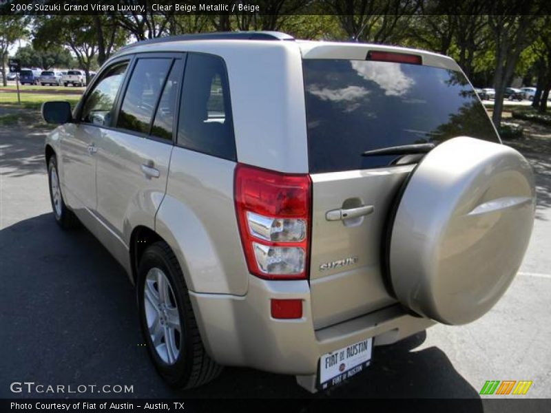 Clear Beige Metallic / Beige 2006 Suzuki Grand Vitara Luxury