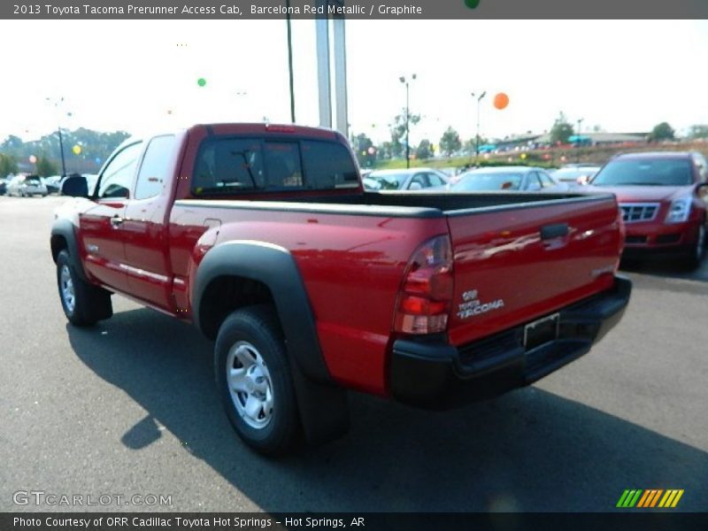 Barcelona Red Metallic / Graphite 2013 Toyota Tacoma Prerunner Access Cab