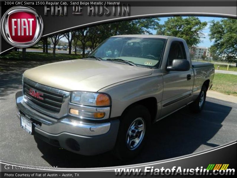 Sand Beige Metallic / Neutral 2004 GMC Sierra 1500 Regular Cab