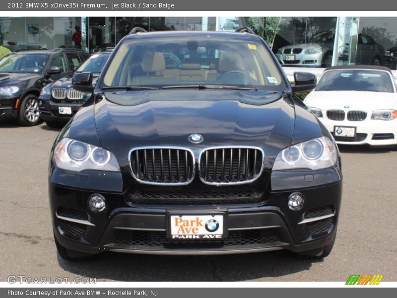 Jet Black / Sand Beige 2012 BMW X5 xDrive35i Premium