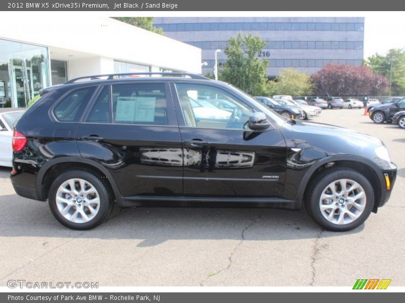 Jet Black / Sand Beige 2012 BMW X5 xDrive35i Premium