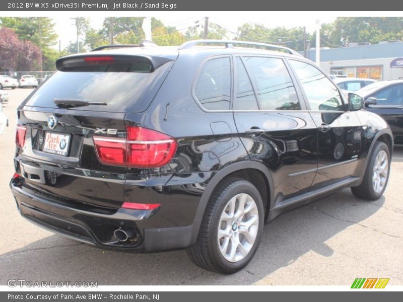 Jet Black / Sand Beige 2012 BMW X5 xDrive35i Premium
