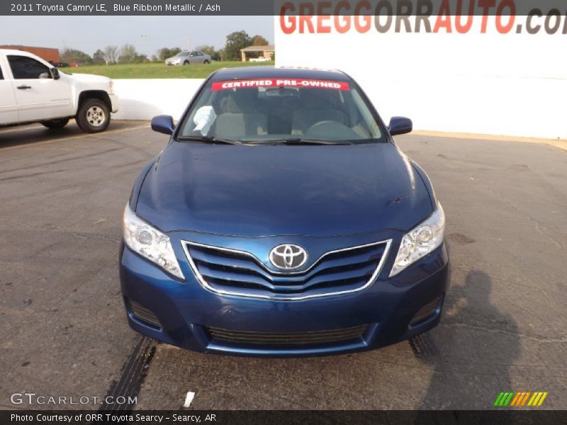 Blue Ribbon Metallic / Ash 2011 Toyota Camry LE