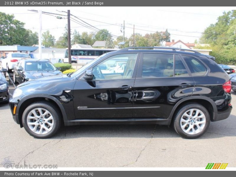 Jet Black / Sand Beige 2012 BMW X5 xDrive35i Premium