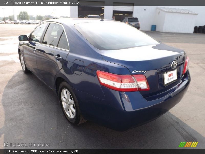 Blue Ribbon Metallic / Ash 2011 Toyota Camry LE