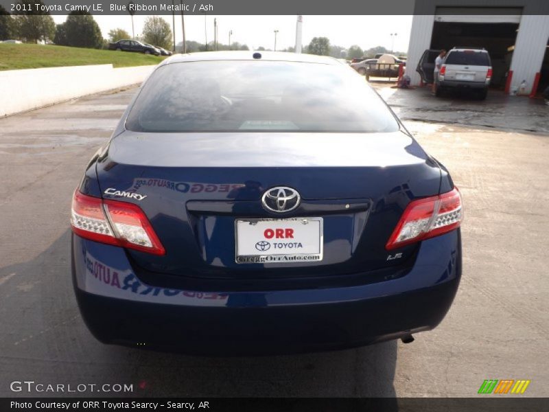 Blue Ribbon Metallic / Ash 2011 Toyota Camry LE
