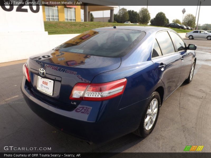 Blue Ribbon Metallic / Ash 2011 Toyota Camry LE