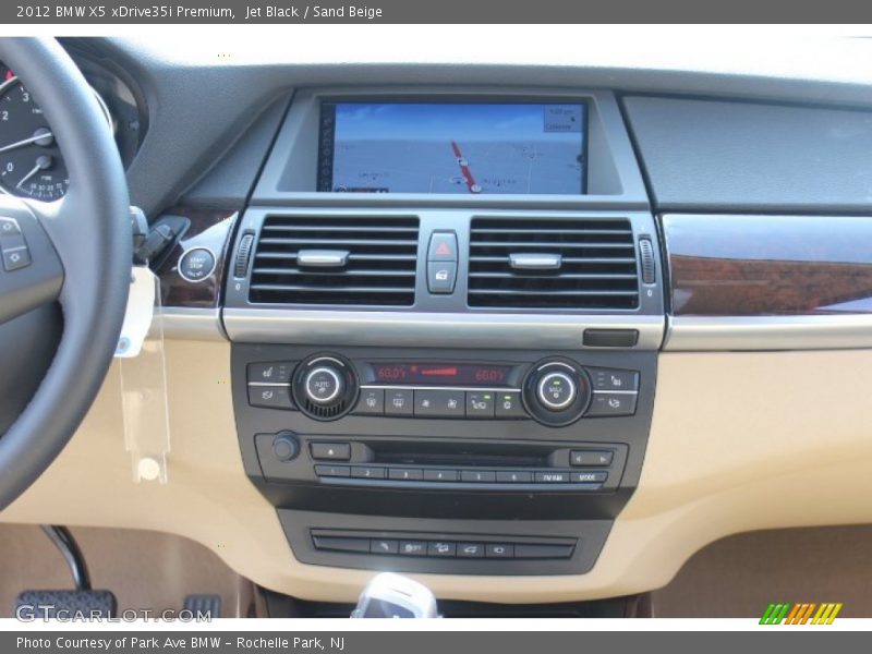 Jet Black / Sand Beige 2012 BMW X5 xDrive35i Premium