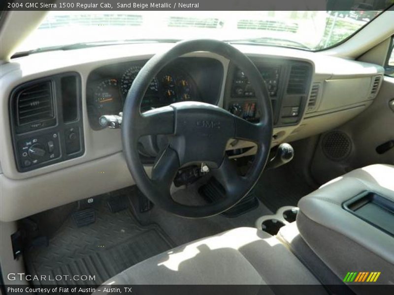 Sand Beige Metallic / Neutral 2004 GMC Sierra 1500 Regular Cab