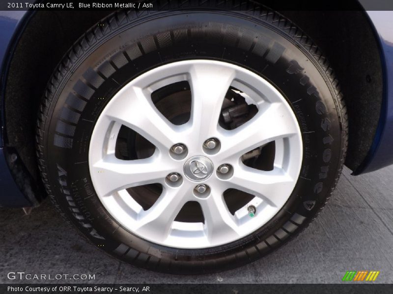 Blue Ribbon Metallic / Ash 2011 Toyota Camry LE