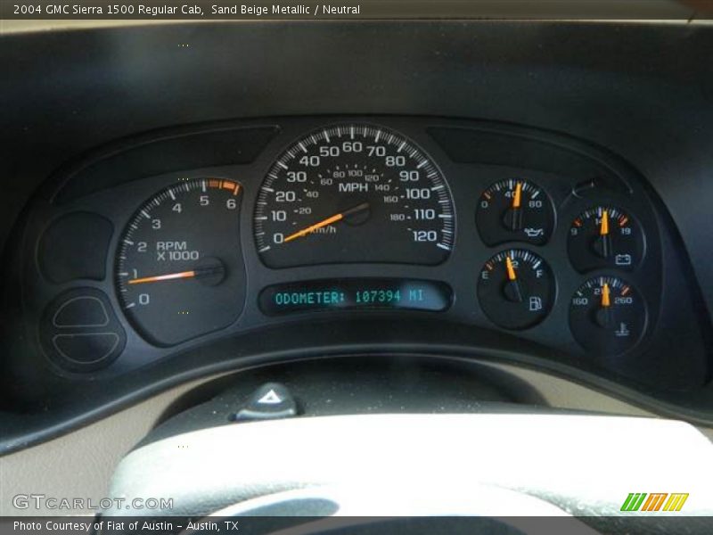 Sand Beige Metallic / Neutral 2004 GMC Sierra 1500 Regular Cab