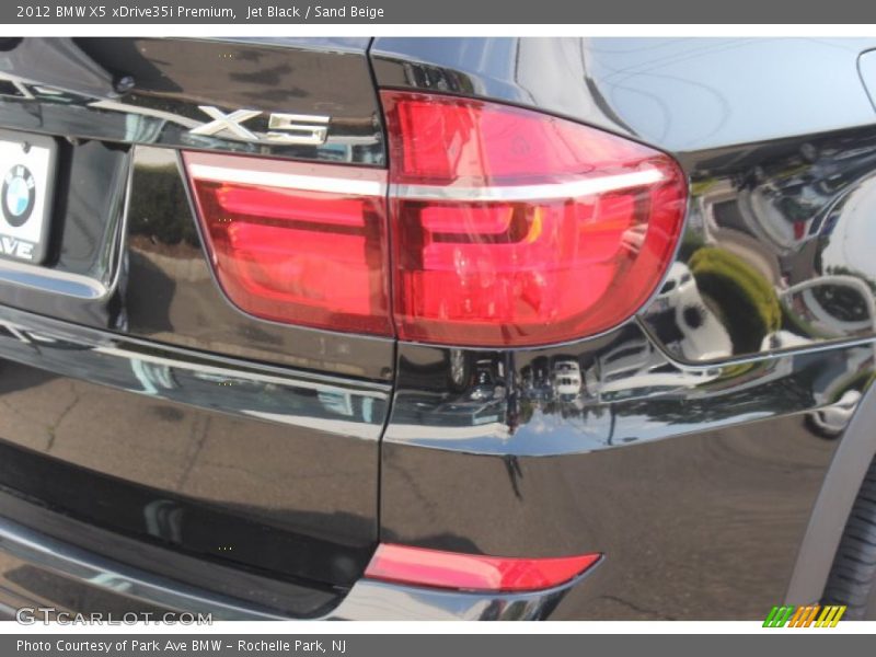 Jet Black / Sand Beige 2012 BMW X5 xDrive35i Premium