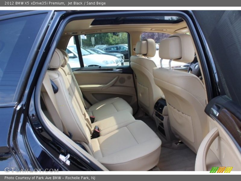Jet Black / Sand Beige 2012 BMW X5 xDrive35i Premium