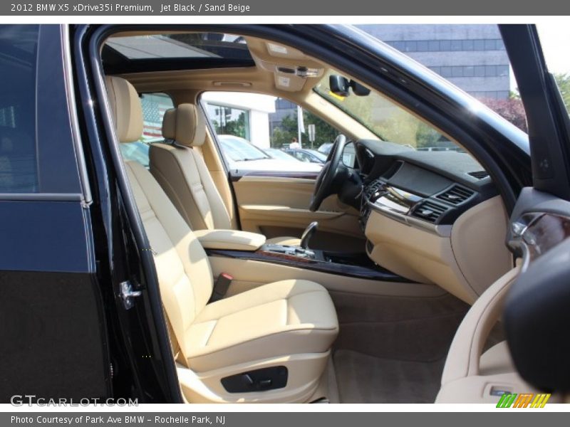 Jet Black / Sand Beige 2012 BMW X5 xDrive35i Premium