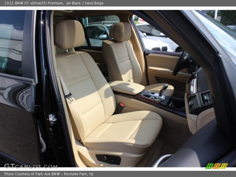 Jet Black / Sand Beige 2012 BMW X5 xDrive35i Premium
