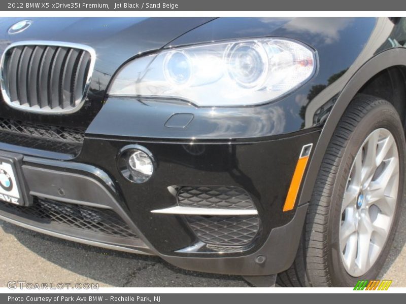 Jet Black / Sand Beige 2012 BMW X5 xDrive35i Premium