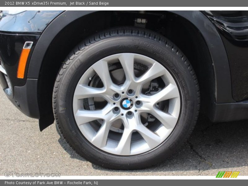 Jet Black / Sand Beige 2012 BMW X5 xDrive35i Premium