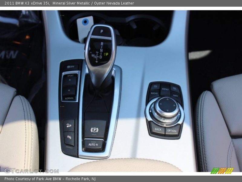 Mineral Silver Metallic / Oyster Nevada Leather 2011 BMW X3 xDrive 35i