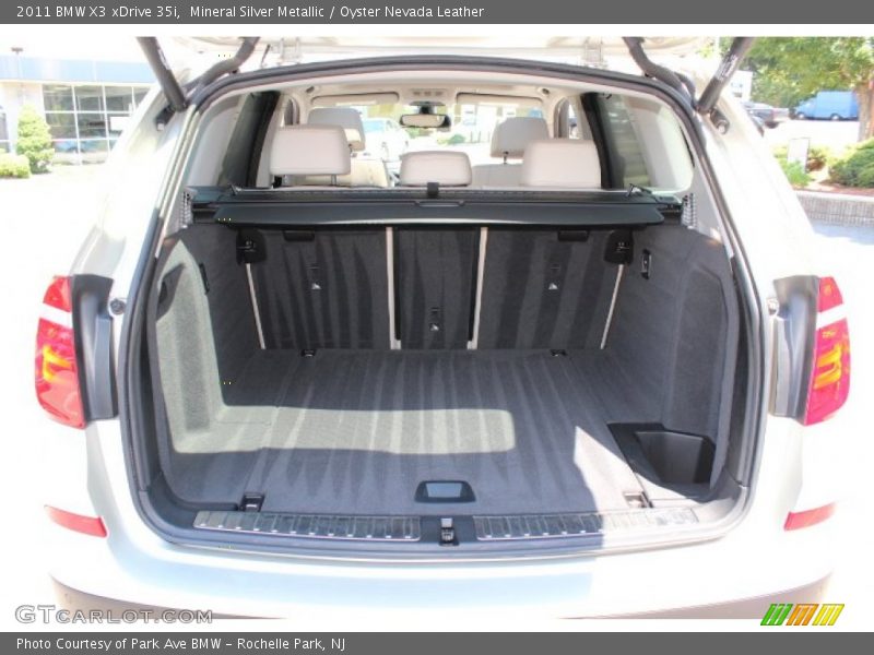 Mineral Silver Metallic / Oyster Nevada Leather 2011 BMW X3 xDrive 35i