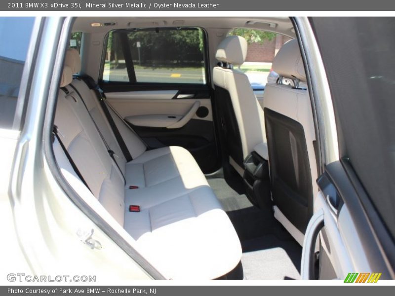 Mineral Silver Metallic / Oyster Nevada Leather 2011 BMW X3 xDrive 35i