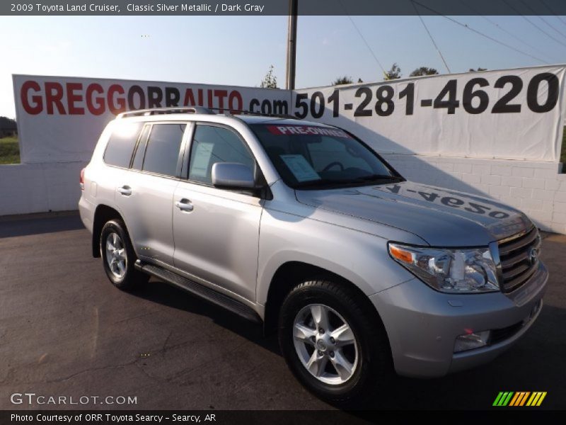 Classic Silver Metallic / Dark Gray 2009 Toyota Land Cruiser