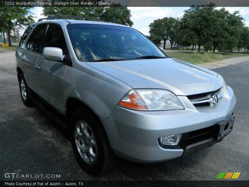 Starlight Silver Metallic / Ebony 2002 Acura MDX Touring