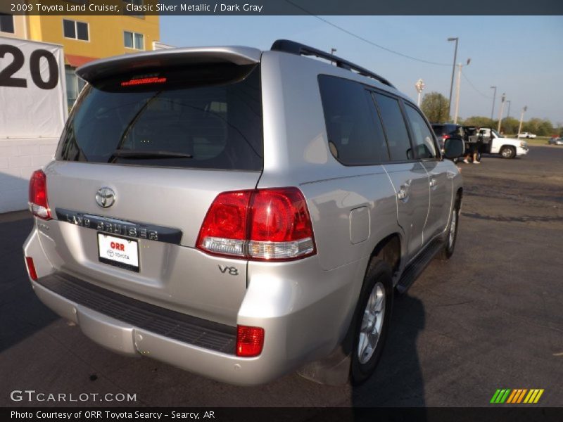 Classic Silver Metallic / Dark Gray 2009 Toyota Land Cruiser