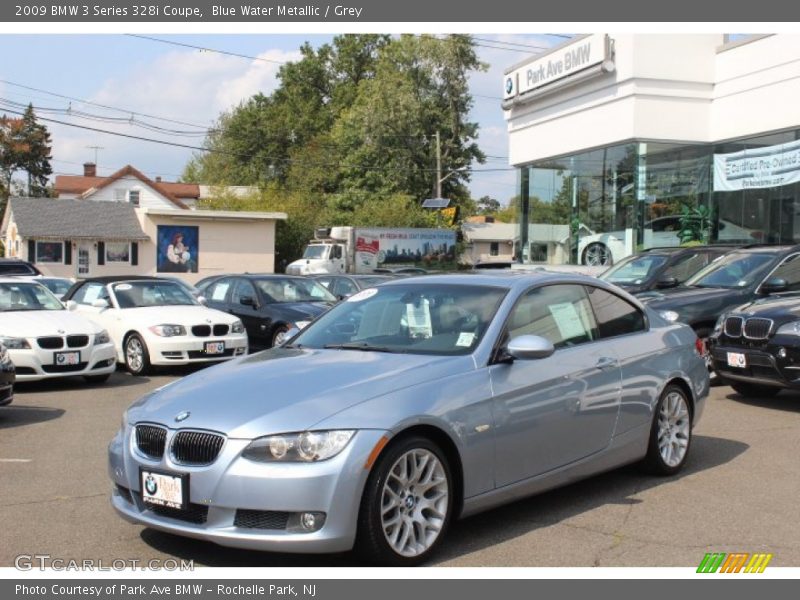 Blue Water Metallic / Grey 2009 BMW 3 Series 328i Coupe
