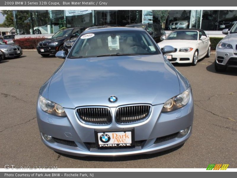 Blue Water Metallic / Grey 2009 BMW 3 Series 328i Coupe