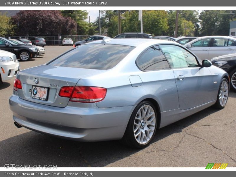 Blue Water Metallic / Grey 2009 BMW 3 Series 328i Coupe