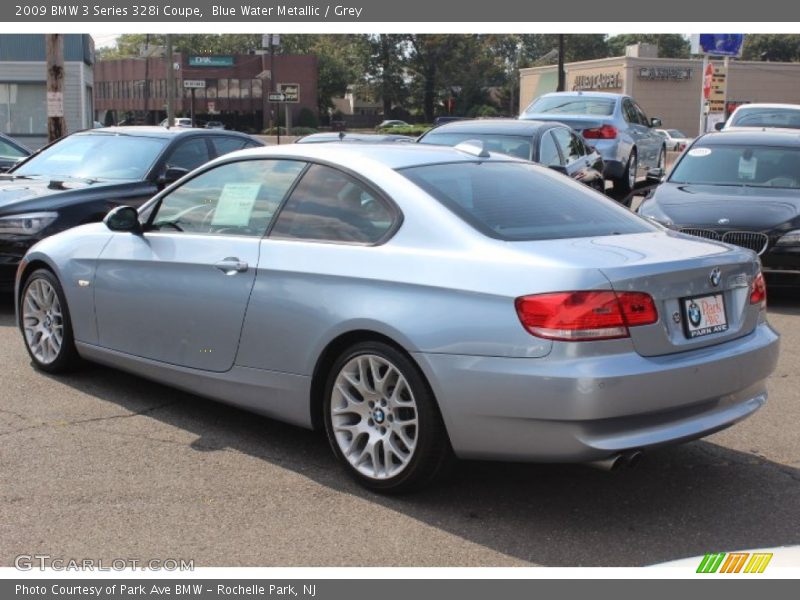 Blue Water Metallic / Grey 2009 BMW 3 Series 328i Coupe