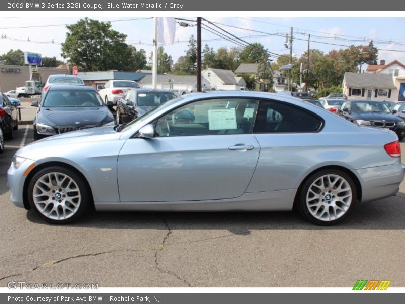 Blue Water Metallic / Grey 2009 BMW 3 Series 328i Coupe